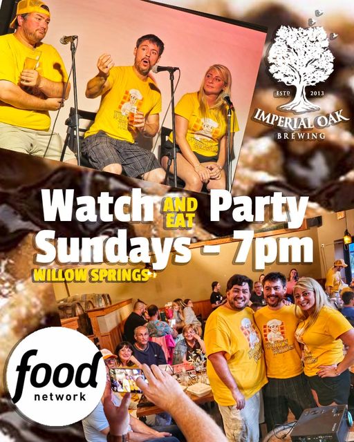 Wally’s Waffles Watch Parties in Willow Springs Imperial Oak Brewing